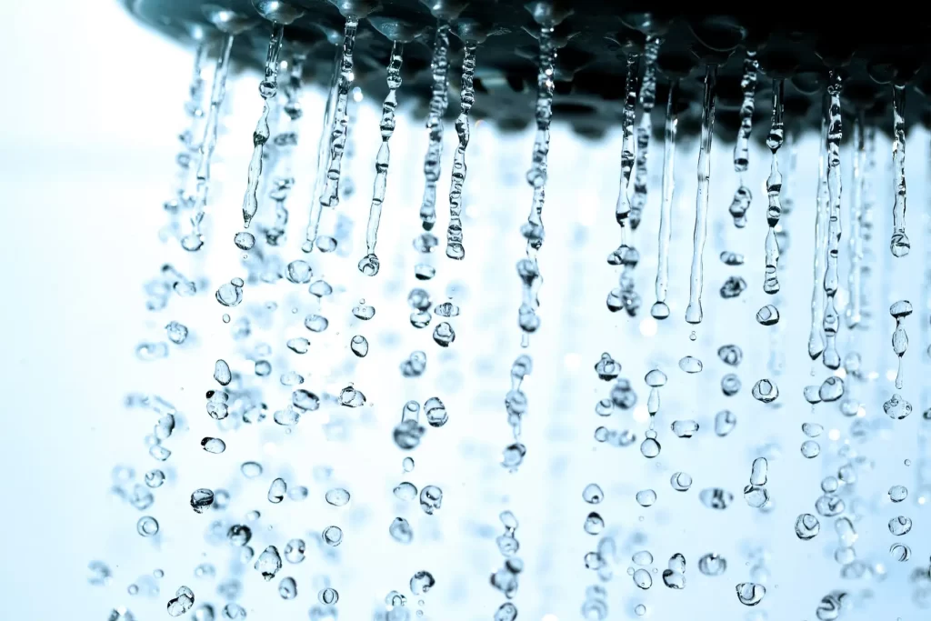 eau de la douche